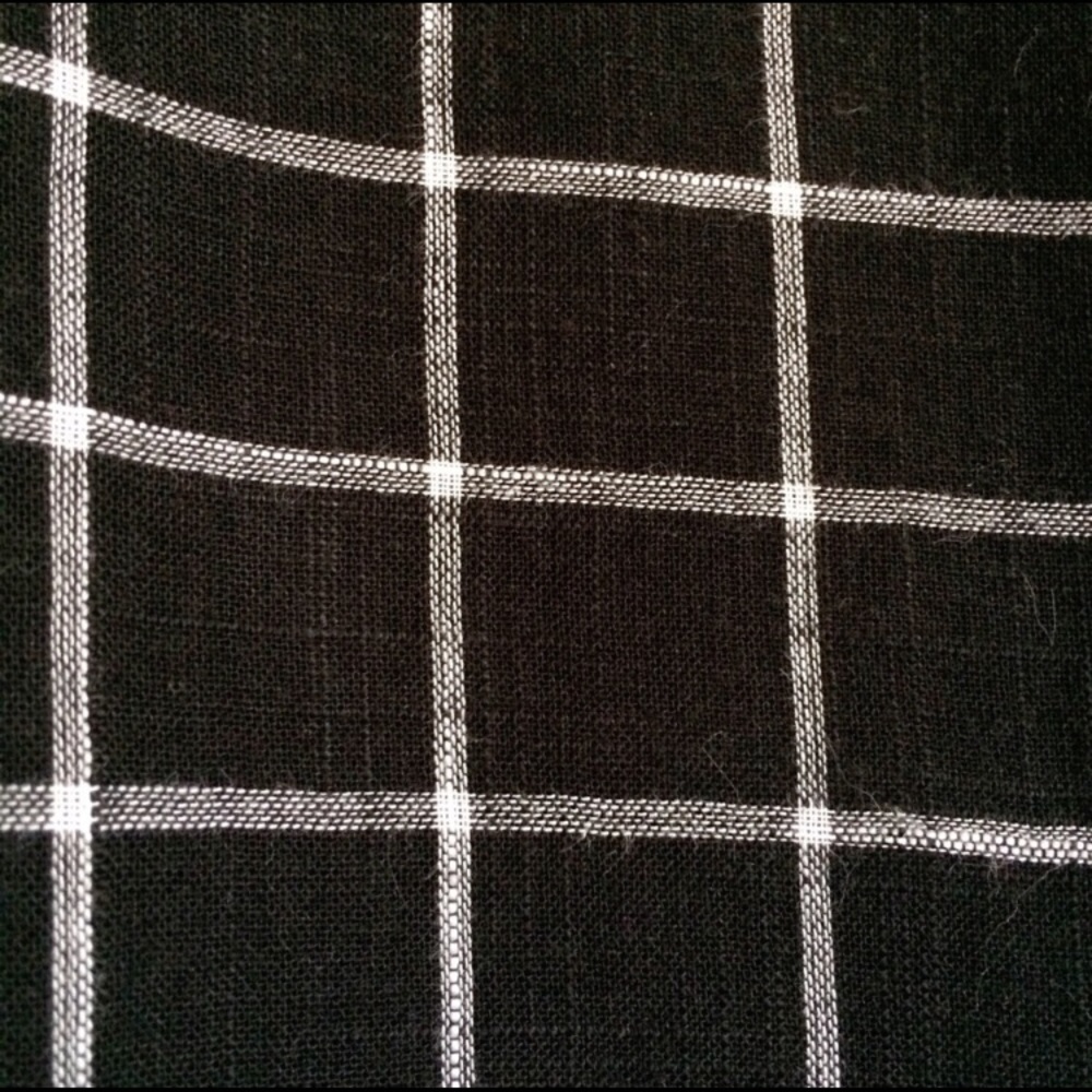 “Soft Joie” Casual Black Plaid Dress - Picture 7 of 8